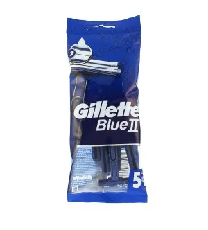 Gillette Blue II Disposable Razors 5 pcs for Men