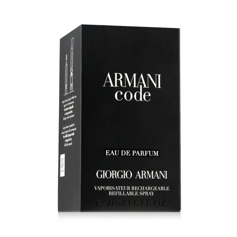 Armani Code Refillable Eau de Parfum for Men 50 ml