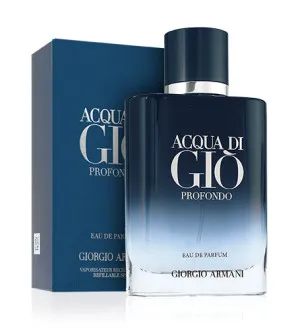 Giorgio Armani Acqua di Gio Profondo Eau de Parfum for Men 100 ml Refillable Bottle