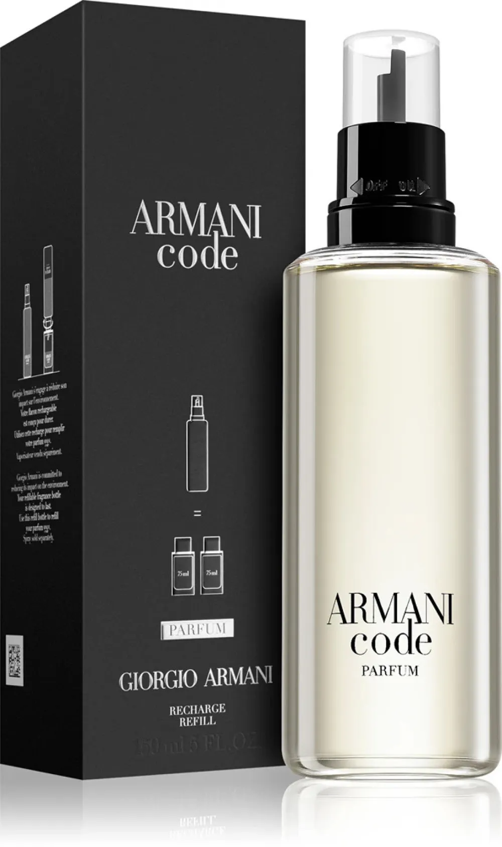 Code Parfum for Men 75 ml Refillable Bottle