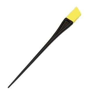 GLYNT SHADOWS Colour Brushes Silicone, Yellow (2.2 cm Bevelled) Brush
