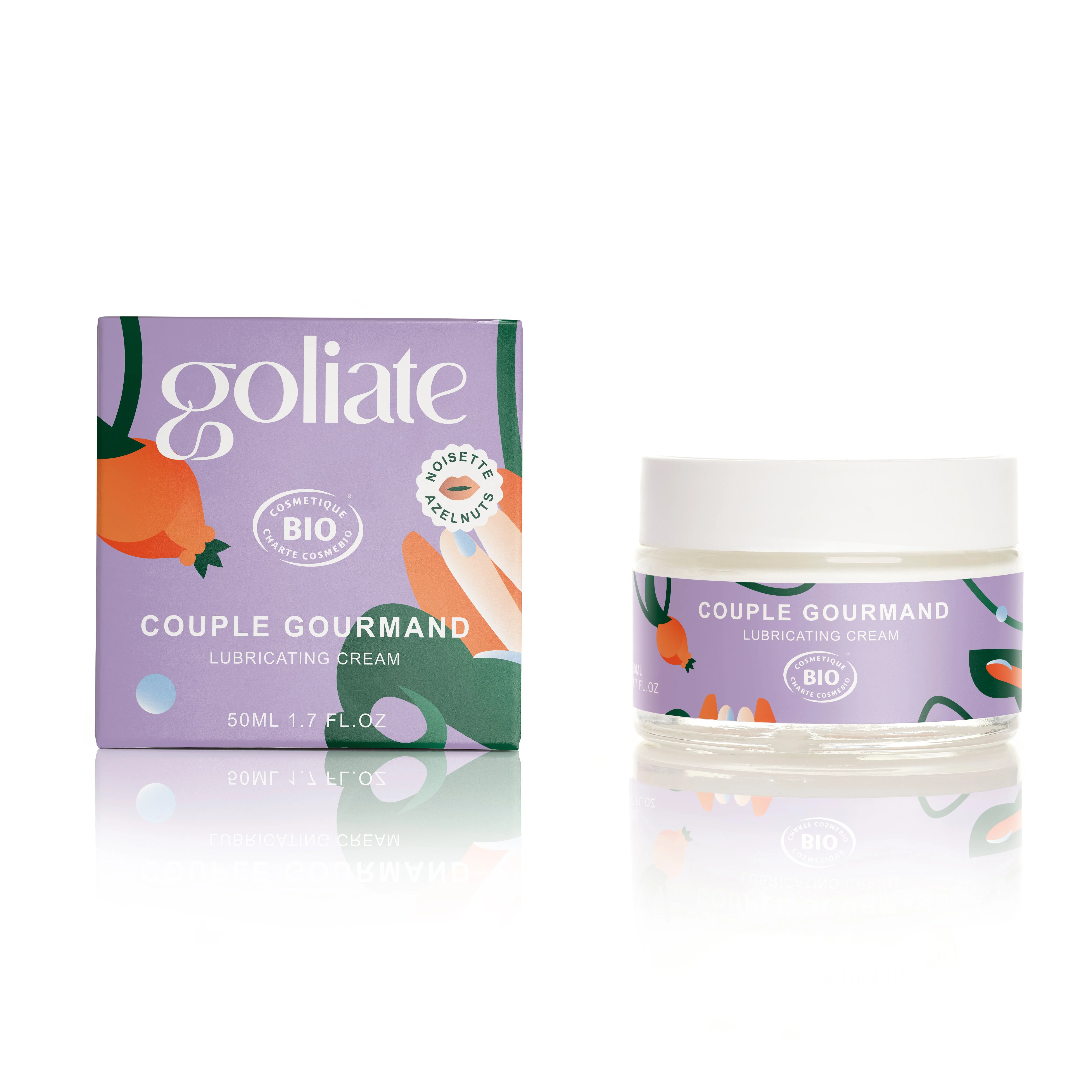 Goliate Edible Massage and Lubricant Oil 2-in-1 BIO (50 ml) - Coconut - for Her and Him