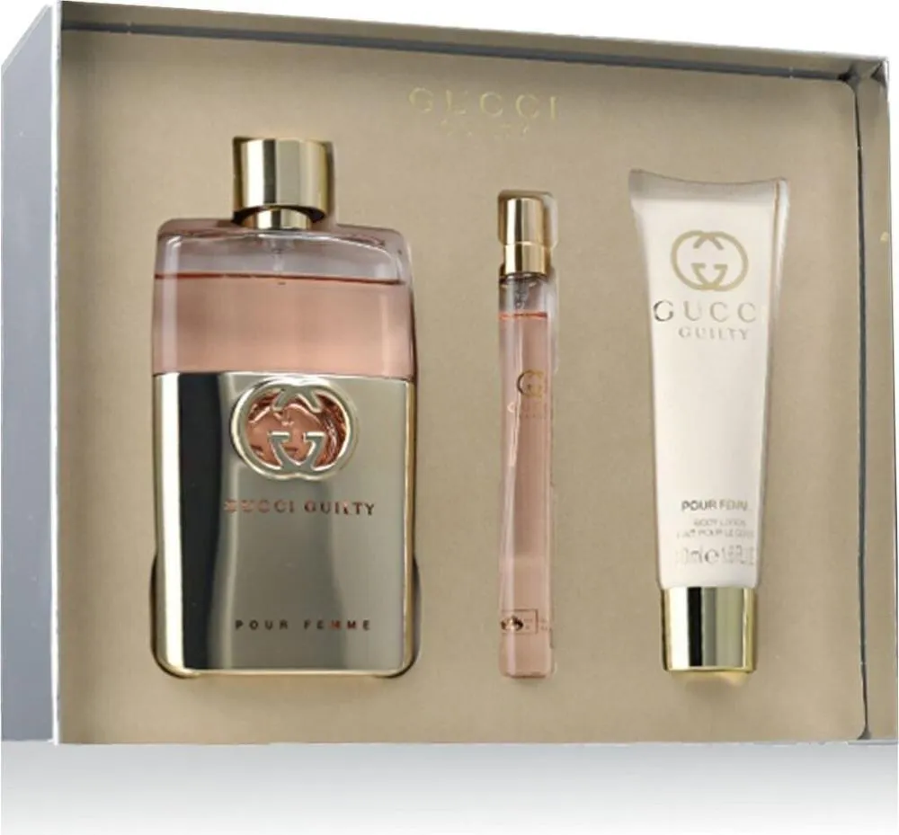 Guilty Pour Femme 90 ml + EDT mini 10 ml + 50 ml body lotion