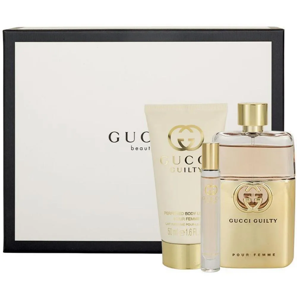 Guilty Pour Femme 90 ml + EDT mini 10 ml + 50 ml body lotion