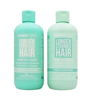 Hairburst Longer Stronger Hair Oily Scalp & Roots set for oily hair: shampoo 350 ml + conditioner