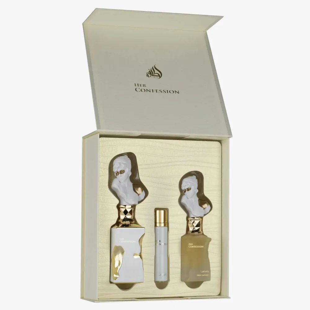 Her Confession Eau de Parfum for Women 100 ml + EDP Mini 12 ml + Hair Mist 50 ml