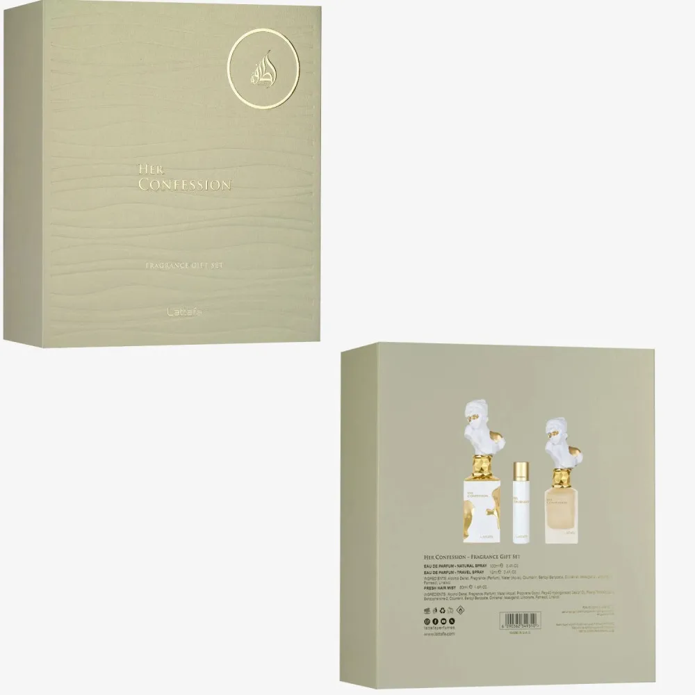 Her Confession Eau de Parfum for Women 100 ml + EDP Mini 12 ml + Hair Mist 50 ml