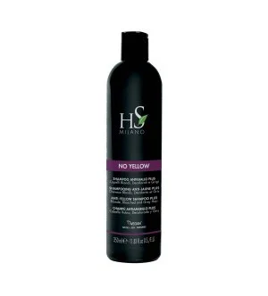 HS MILANO Anti-Yellow Shampoo Plus Shampoo for Neutralizing Yellow Tones