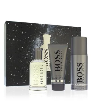 Hugo Boss Boss Bottled Gift Set: Eau de Toilette 100 ml + Shower Gel 100 ml + Deodorant for Men