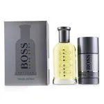Boss Bottled gift set for men includes eau de toilette 100 ml + shower gel 100 ml + deodorant spray 150 ml 100 ml + sprchový gel 100 ml + deosprej 150 ml