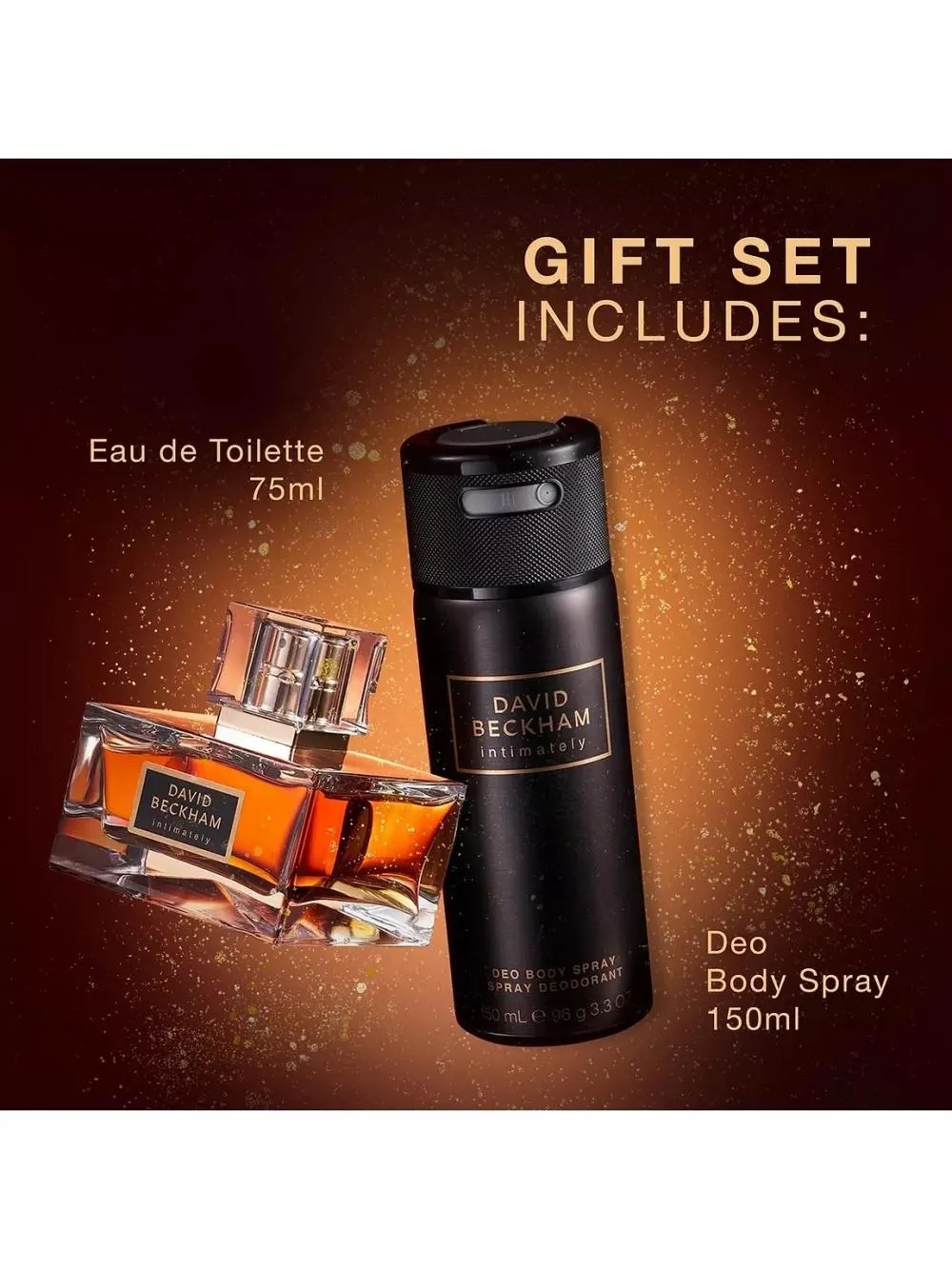 Intimately Men Gift Set 75 ml + Deodorant Spray Eau de Toilette for Men