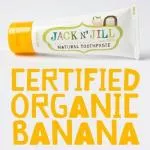 Jack n Jill Children's toothpaste - banana BIO (50 g) - fluoride-free, with organic calendula extract