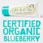 Jack n Jill Children's toothpaste - blueberry BIO (50 g) - fluoride-free, with organic calendula extract