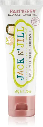 Jack n Jill Children's toothpaste - strawberry BIO (50 g) - fluoride-free, with organic calendula extract