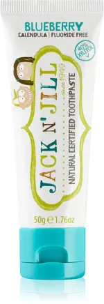 Jack n Jill Children's toothpaste - strawberry BIO (50 g) - fluoride-free, with organic calendula extract