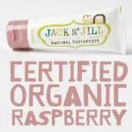 Jack n Jill Children's toothpaste - raspberry BIO (50 g) - fluoride-free, with organic calendula extract