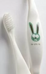 Jack n Jill Children's toothbrush Bunny - made from cornstarch