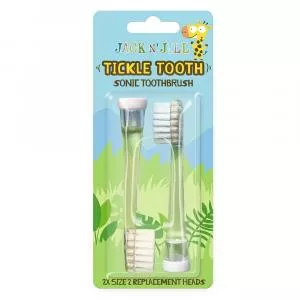 Jack n Jill Replacement heads for Tickle Tooth sonic toothbrush (2 pcs) - for the smallest children