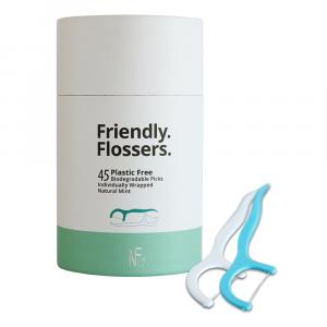 NFco. Friendly Flossers (45 pcs) - mint flavour
