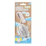Jack n Jill Silicone toothbrush finger toothbrush for babies (2pcs) case - for children from 6 to 12 months