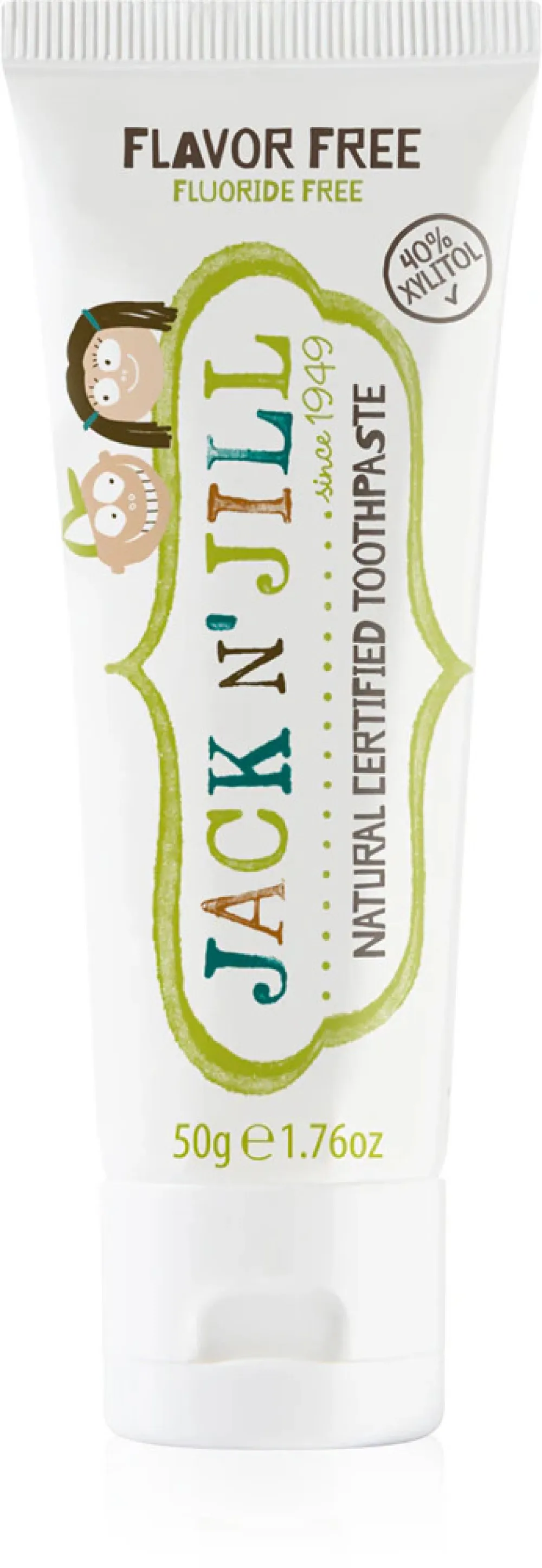 Jack n Jill Toothpaste - flavourless (50 g) - fluoride-free