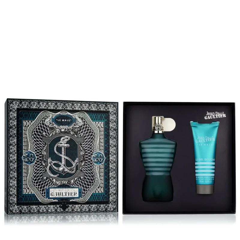 Le Male Eau de Toilette for Men 125 ml + Shower Gel 75 ml