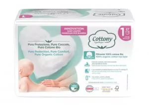 Cottony Disposable baby diapers made of bio-cotton 2-5 kg