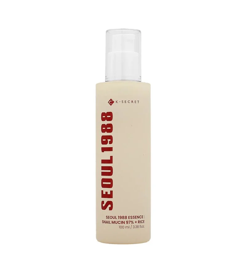 SEOUL 1988 Snail Mucin 97% + Rice Facial Essence 100 ml