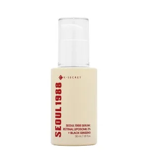 K-SECRET SEOUL 1988 Serum Retinal Liposome 2% + Black Ginseng Firming Serum with Liposomal Retinal