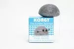 Kongy Cognac sponge - bamboo charcoal - for oily and acne-prone skin