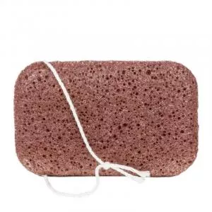 Kongy Cognac body sponge - pink clay - for dry and sensitive skin