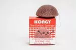 Kongy Cognac sponge - pink clay - for dry and sensitive skin