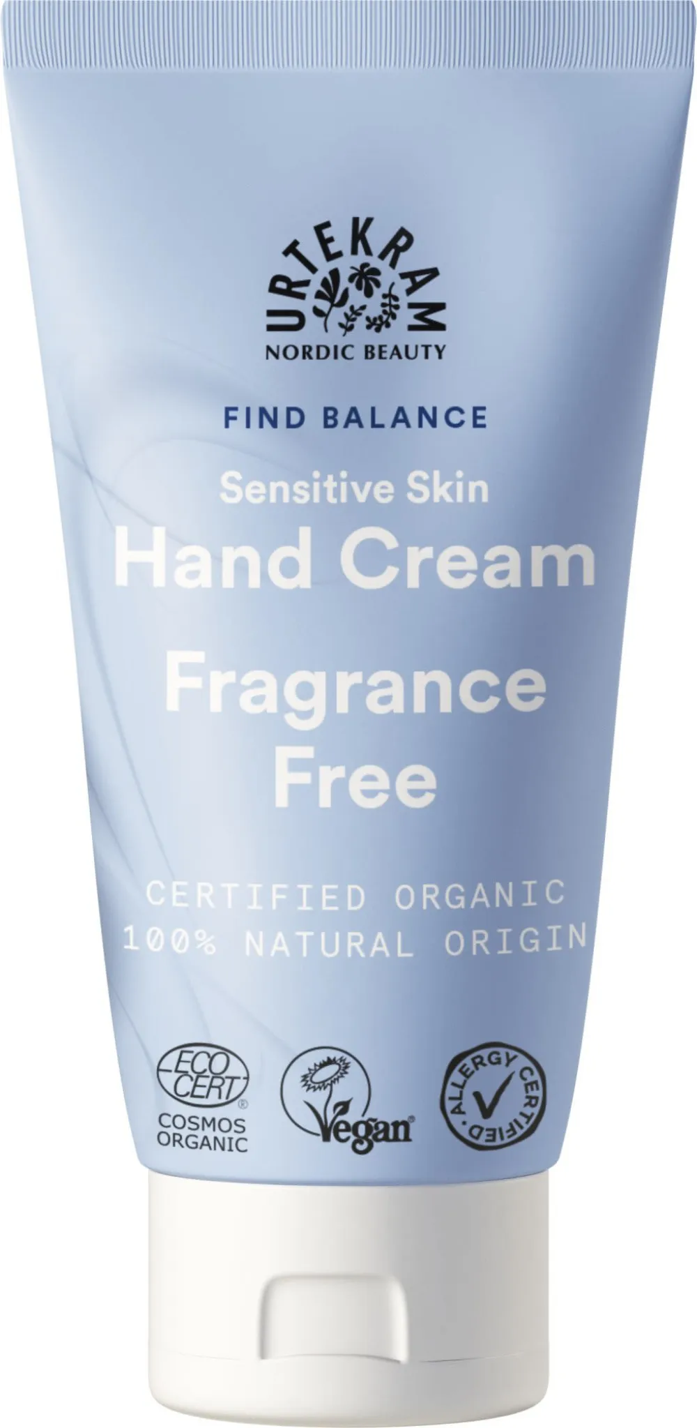 Urtekram Hand cream without perfume 75ml BIO, VEG