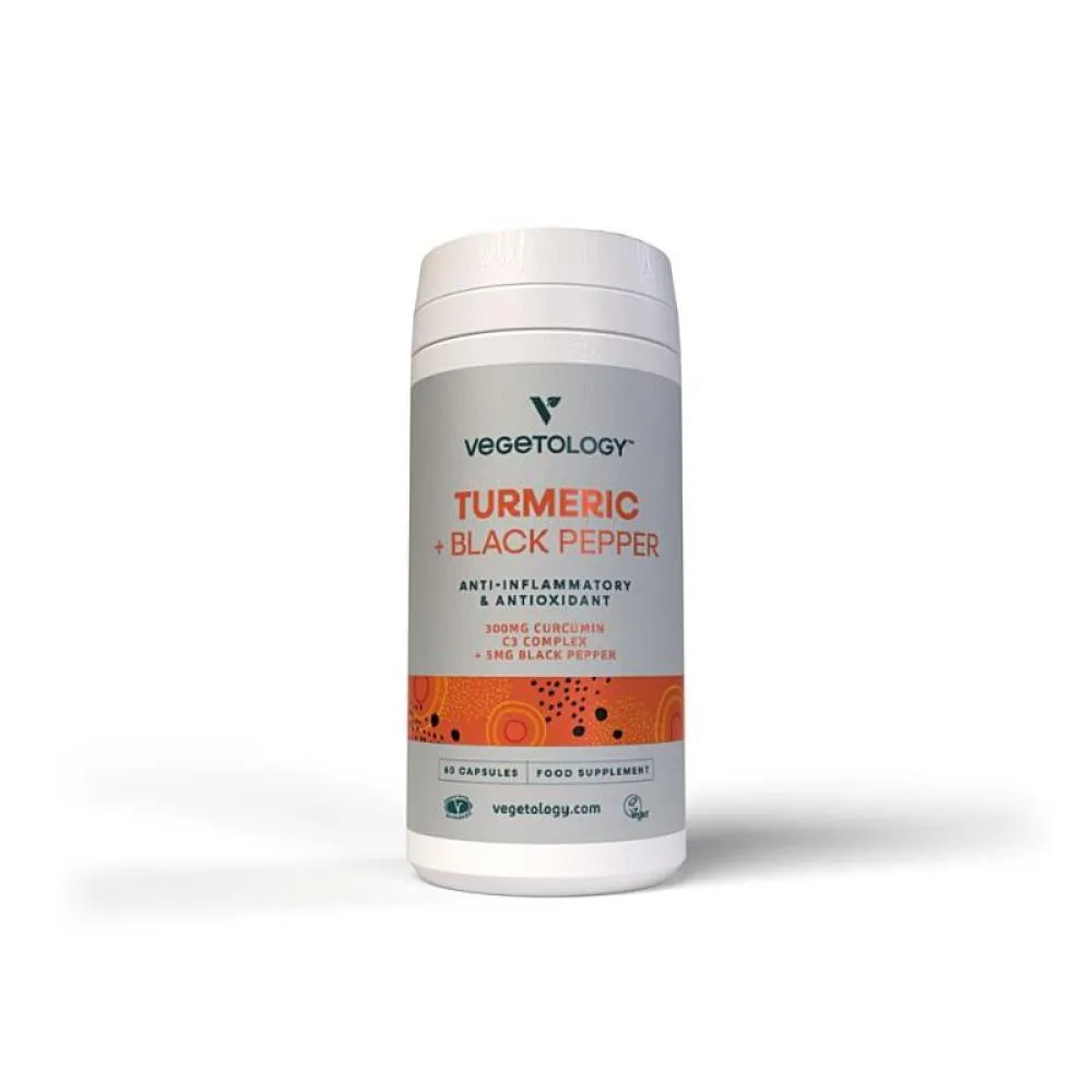 Vegetology Curcumin and piperine, 60 capsules