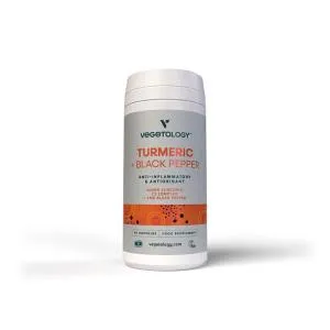 Vegetology Curcumin and piperine, 60 capsules