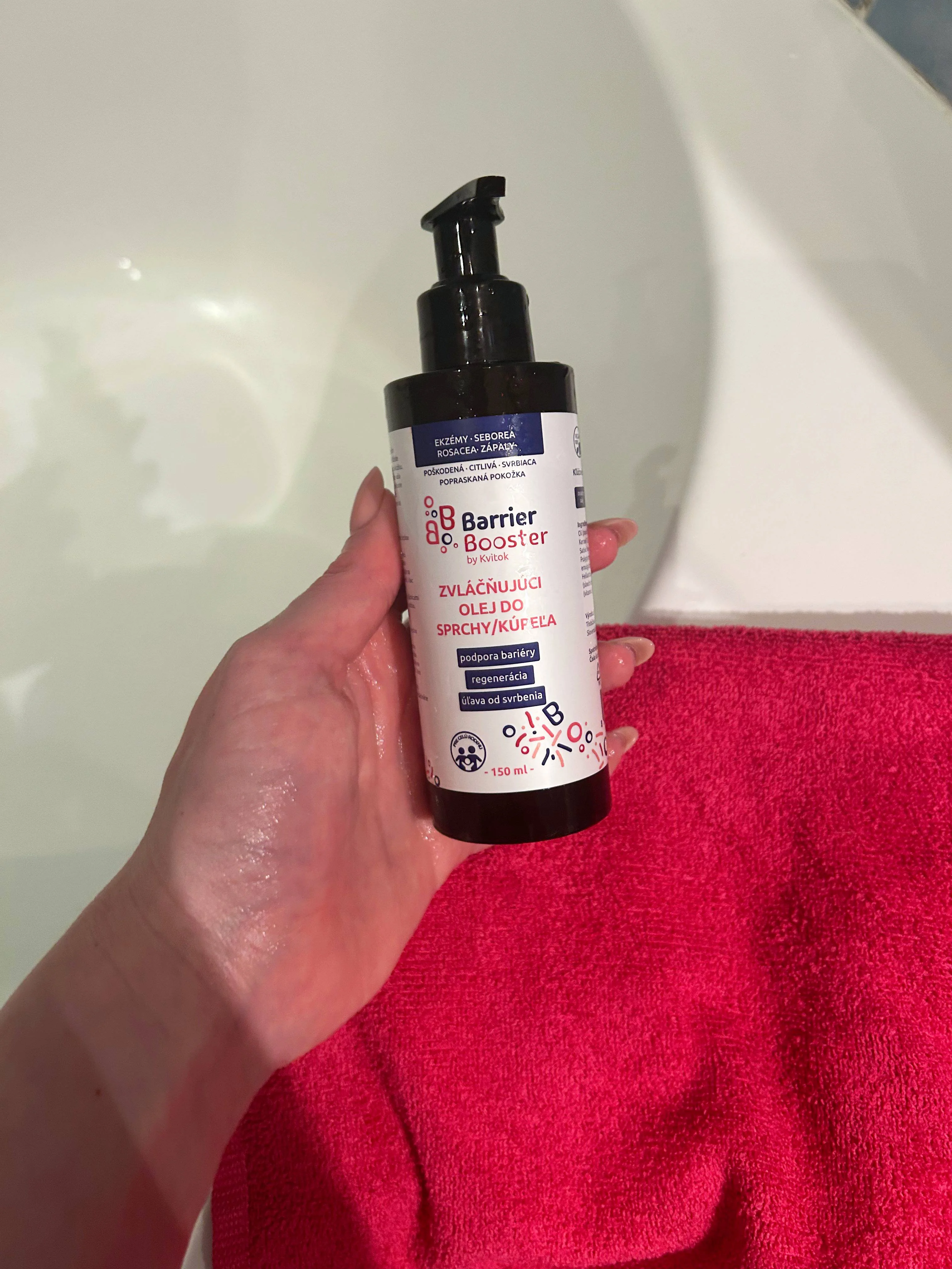 Kvitok Barrier Booster Softening Shower and Bath Oil (150 ml) - for silky smooth skin