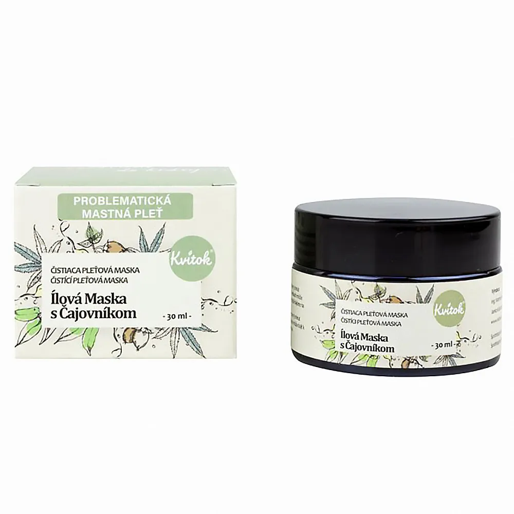 Kvitok Cleansing mask with tea tree BIO (30 ml) - for problematic skin