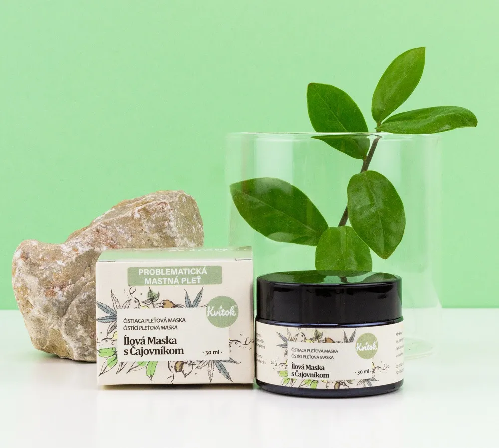 Kvitok Cleansing mask with tea tree BIO (30 ml) - for problematic skin