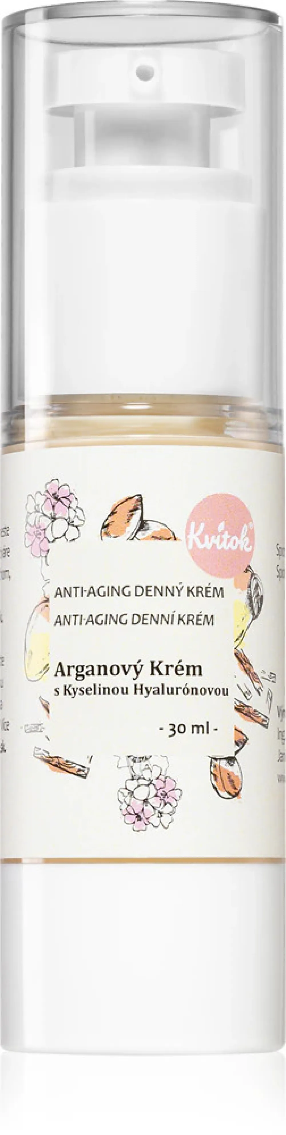 Kvitok Argan Day Cream for mature skin 30 (30 ml) - with hyaluronic acid