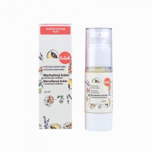 Apricot day cream for sensitive skin (30 ml) - relieves irritation and redness