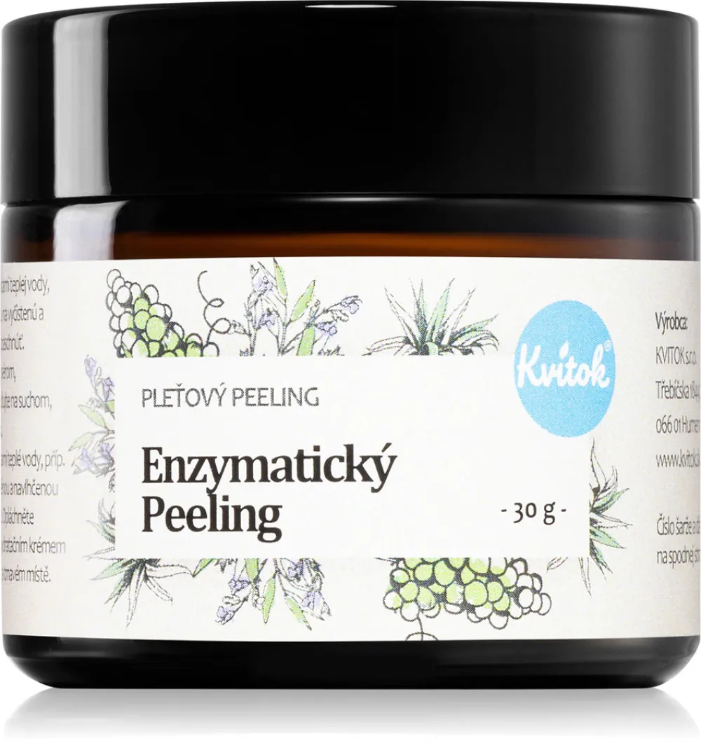 Kvitok Enzymatic peeling for all skin types (30 ml) - also suitable for sensitive skin