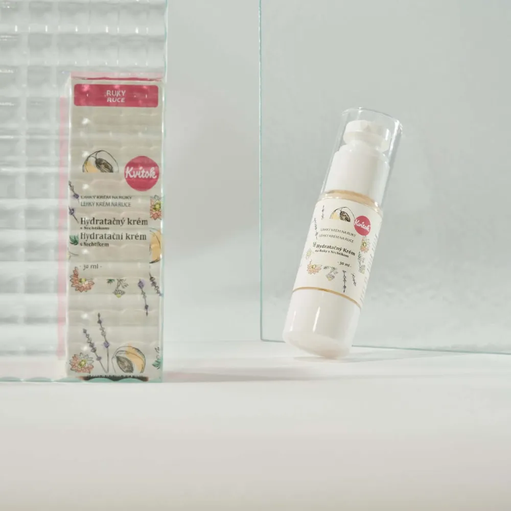 Kvitok Moisturizing hand cream with calendula (30 ml) - softens and regenerates