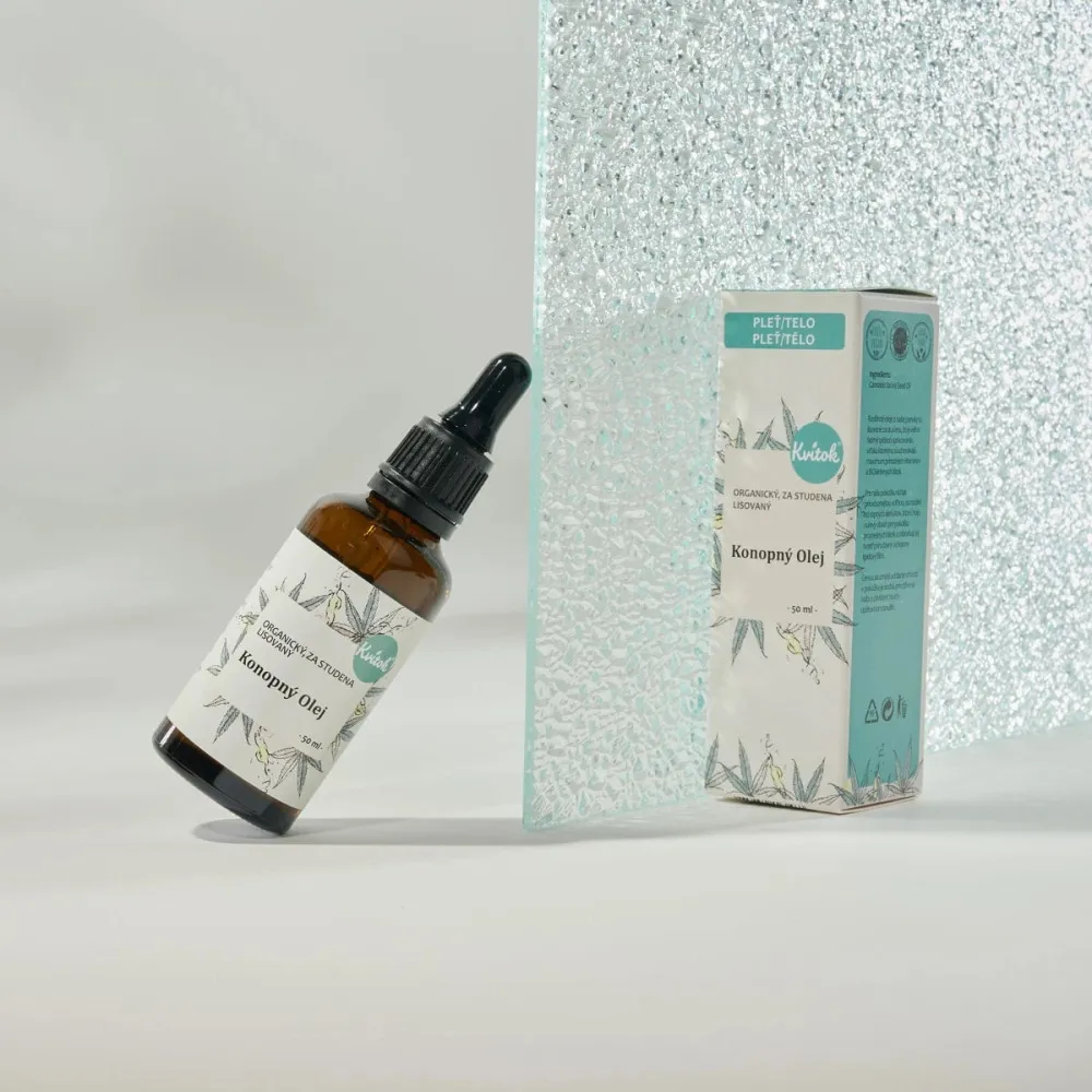 Kvitok Hemp skin oil (50 ml) - relieves eczema, regenerates skin