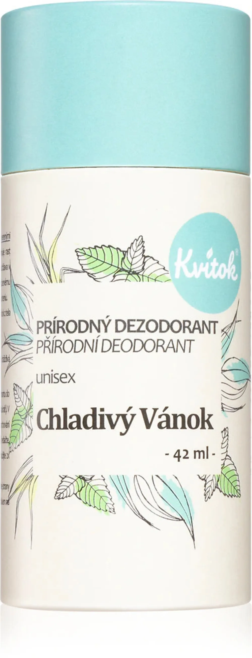 Kvitok Cool Breeze Cream Deodorant (30 ml) - suitable for women and men