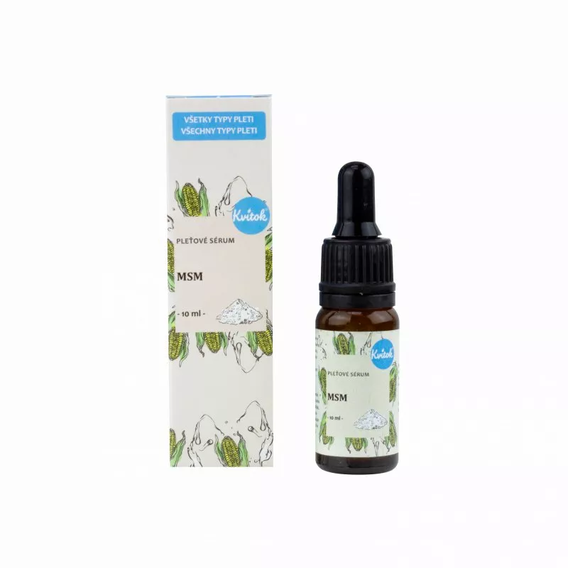 Kvitok Facial serum - MSM (10 ml) - ideal for oily and atopic skin