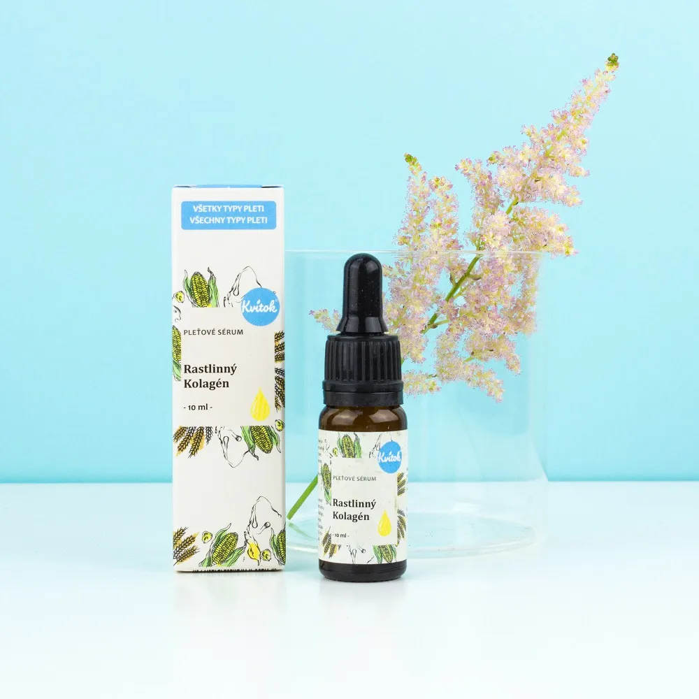 Kvitok Skin Serum - Plant Collagen (10 ml) - smoothes and improves elasticity