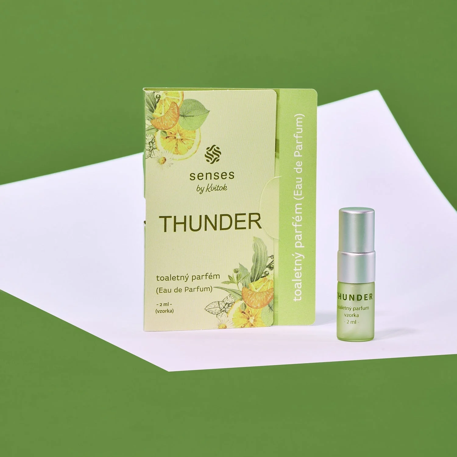 Kvitok Senses Thunder Eau de Parfum Sample (2 ml) - fresh spicy fragrance