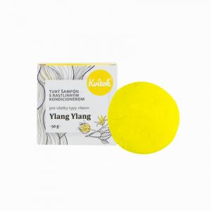Stiff shampoo with conditioner for light hair Ylang Ylang XXL (50 g) - foams beautifully