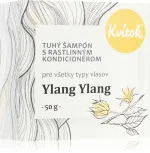 Kvitok Stiff shampoo with conditioner for light hair Ylang Ylang XXL (50 g) - foams beautifully