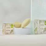 Kvitok Solid shampoo with anti-dandruff conditioner Moringa (25 g) - shiny, dandruff-free hair